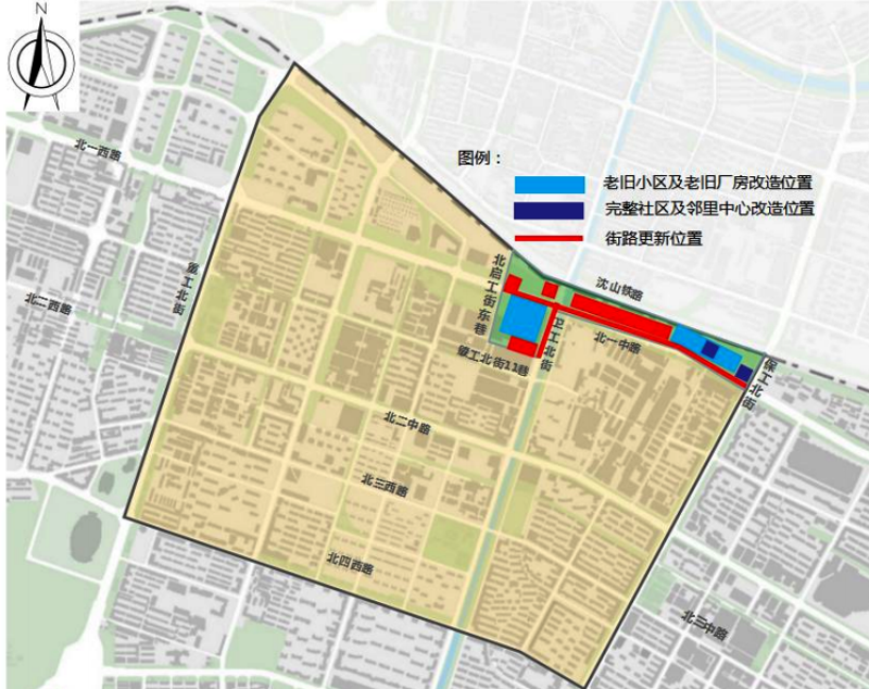 沈陽鐵西區(qū)城市更新一期EPC總承包項(xiàng)目區(qū)域位置圖
